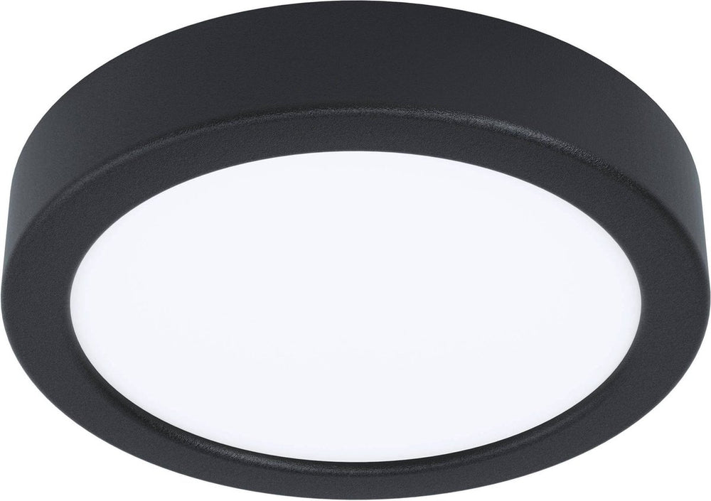 Eglo fueva 5 opbouwlamp - led - ø 16 cm - zwart - dimbaar