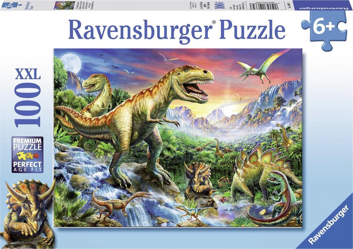Ravensburger bij de dinosaurussen, 100st. XXL