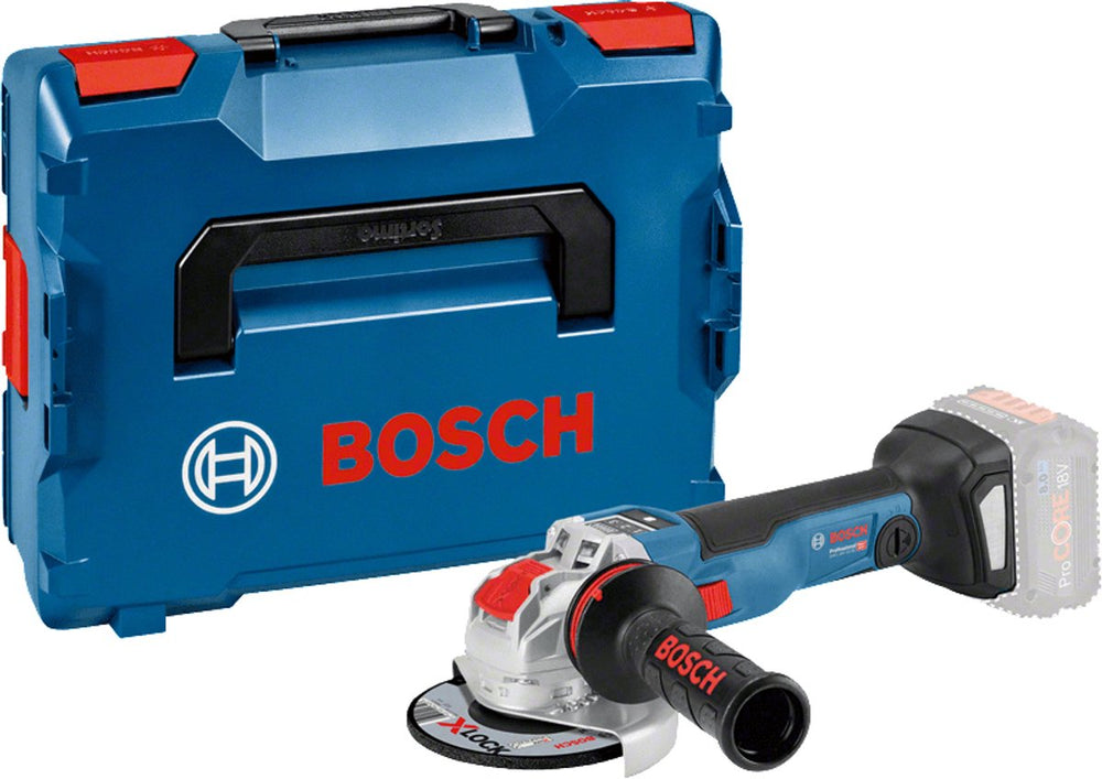 Bosch professional gwx 18v-10 sc accu haakse slijper 125mm x-lock 18v 5,5ah in l-boxx - 06017b0402