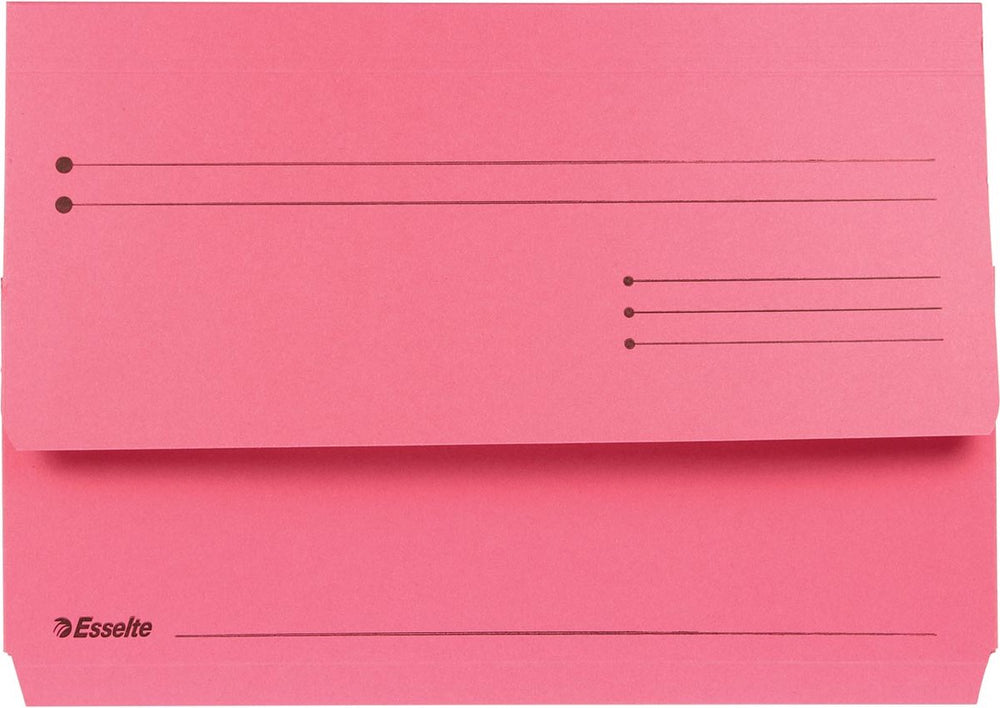 Esselte manilla insteekmappen - a4 formaat - 25 stuks - rood