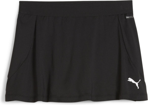 Puma teamgoal skirt dames sportrok - black- white l