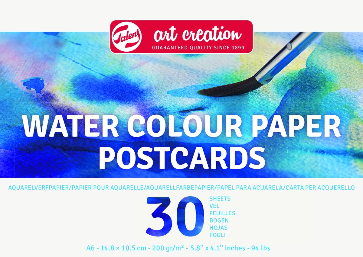 Talens art creation aquarelverfpapier 10,5x14,8cm 200g30v