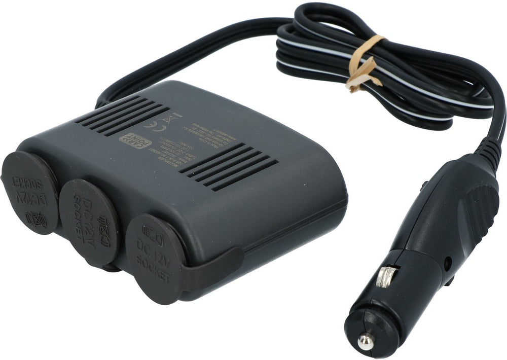 Carpoint led 3-weg aanstekerdoos - 12v - 10a