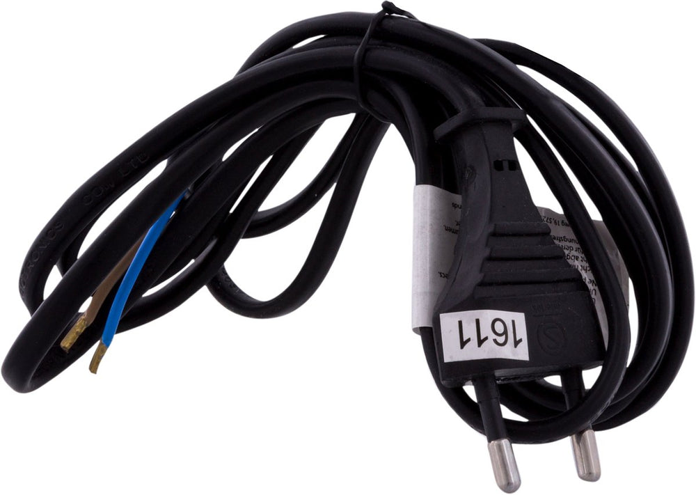 Q-link aansluitsnoer â€“ max 1200w â€“ 2 x 0.75 mmâ² â€“ 1.8 m â€“ zwart