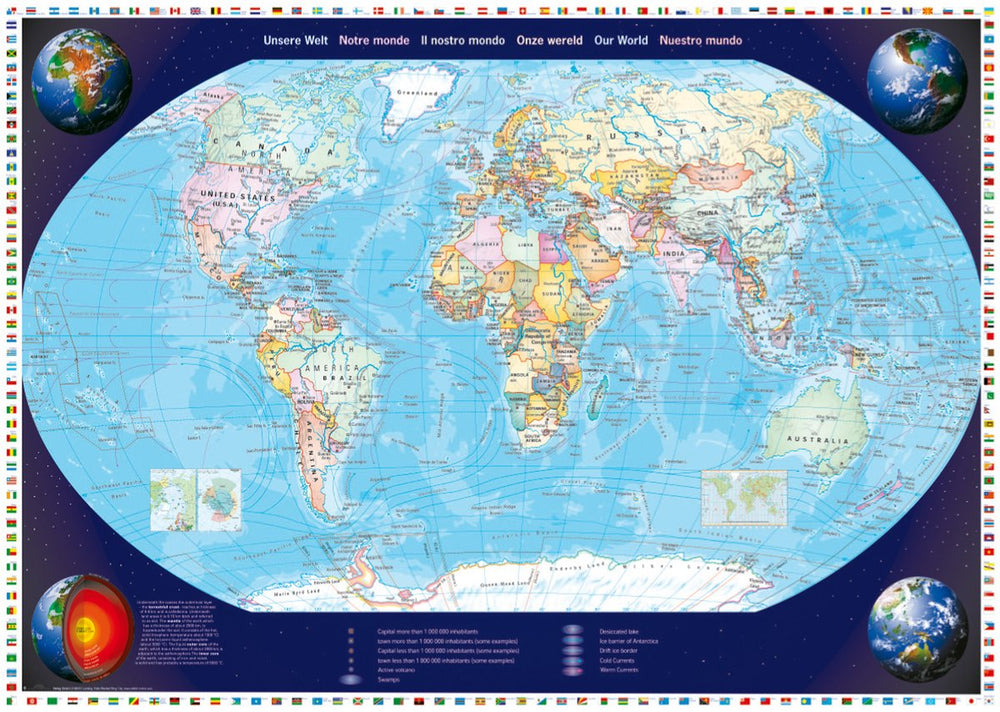 Schmidt - legpuzzel - onze wereld - 2000 stukjes - volwassenen - vanaf 14 jaar