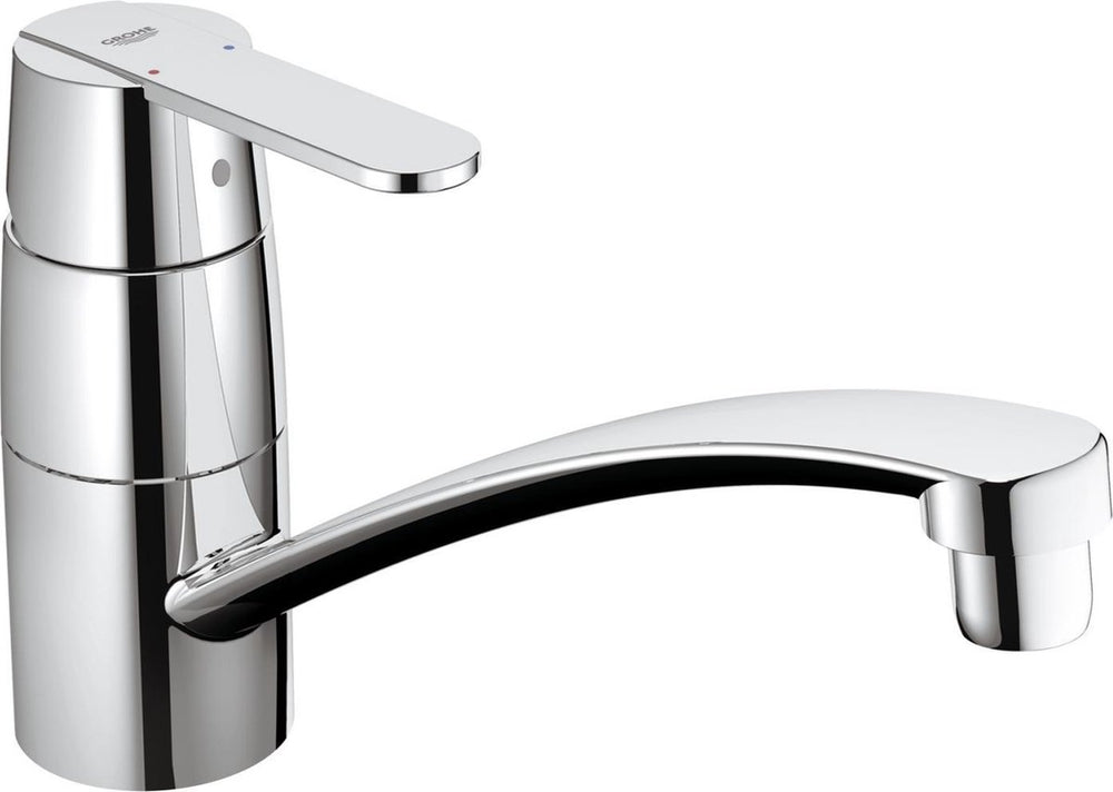 Grohe get keukenkraan - lage uitloop - chroom