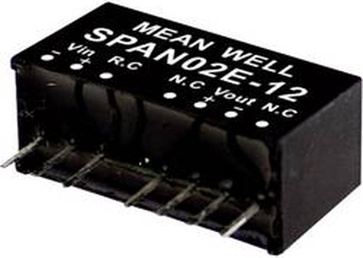 Mean well span02a-03 dc dc-convertermodule 500 ma 2 w aantal uitgangen: 1 x inhoud 1 stuk(s)