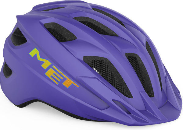 Met crackerjack mips fietshelm jongens meisjes – fietshelm kinderen – maat unisize (52-57cm) – purple matt one size