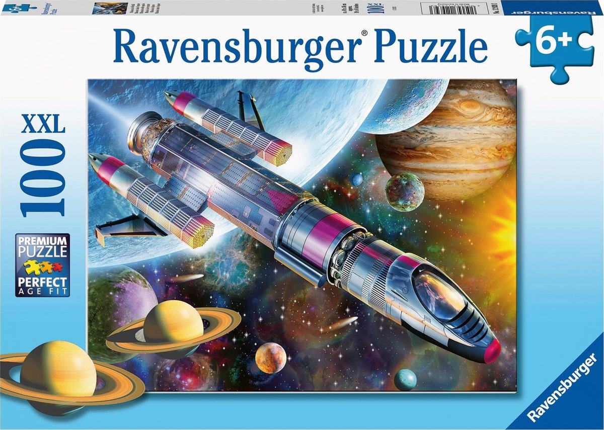 Ravensburger puzzel missie in de ruimte - legpuzzel - 100 stukjes