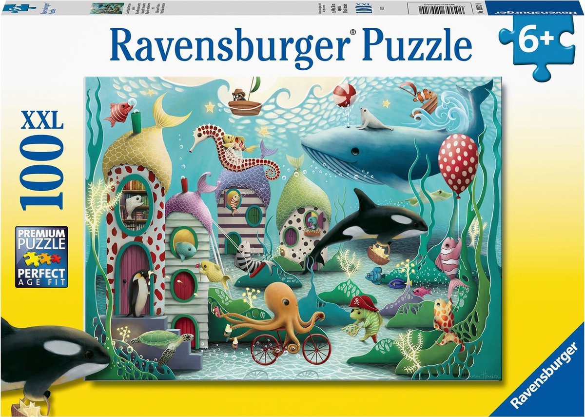 Ravensburger puzzel magische onderwaterwereld - legpuzzel - 100 stukjes