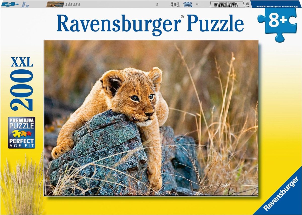 Ravensburger puzzel kleine leeuw - legpuzzel - 200 stukjes