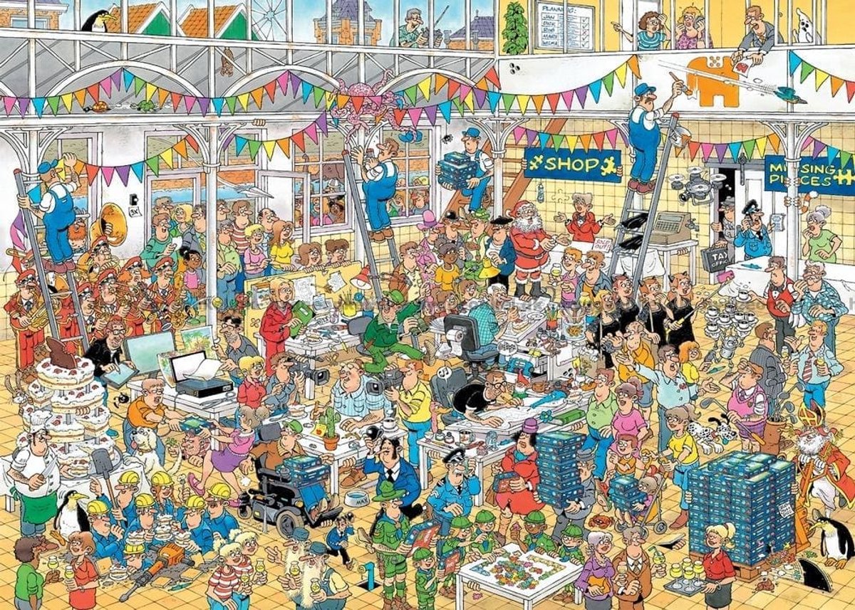 Jan van Haasteren Legpuzzel - 10 jaar Jan van Haasteren Studio