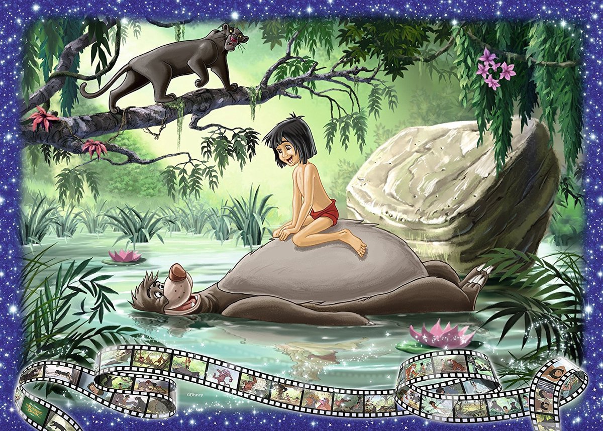 Ravensburger legpuzzel Disney jungleboek, 1000st.