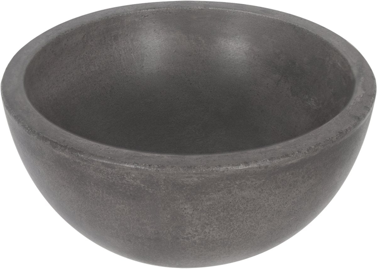 Differnz boomer waskom - 20x20x10cm - keramiek - rond - beton