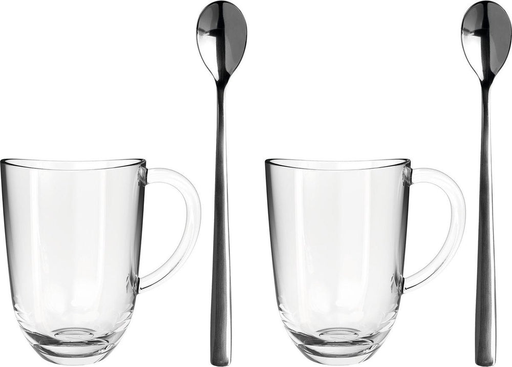 Leonardo napoli latte machiatto set 380ml - 4delig