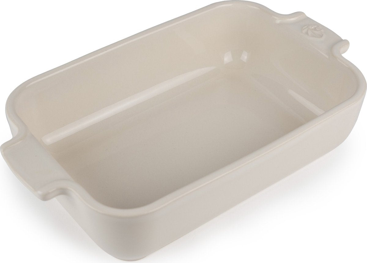 Peugeot appolia ovenschaal 22 cm - ecru - rechthoek