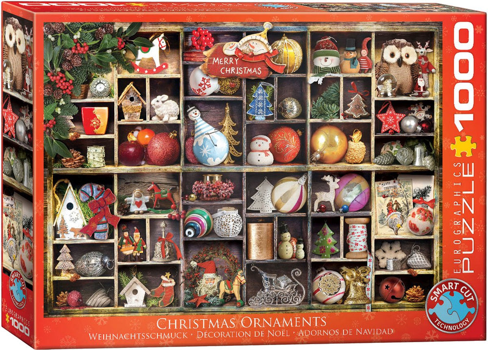 Eurographics - kerstversiering [christmas ornaments] - 1000 stukjes 68×48cm (b×h) - legpuzzel
