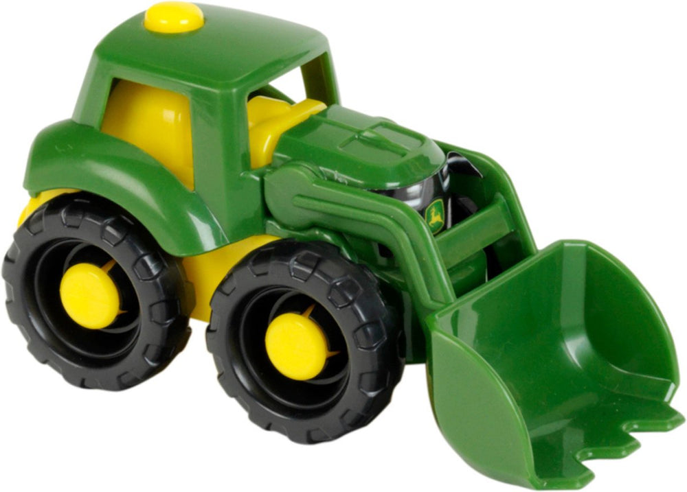 Klein toys john deere trekker - schaal 1:50 - perfect voor de zandbak of kinderkamer - groen geel