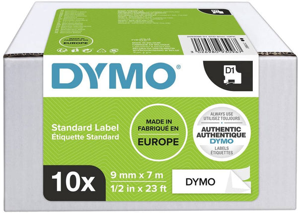 Dymo etiketteertape 41913 glanzend wit