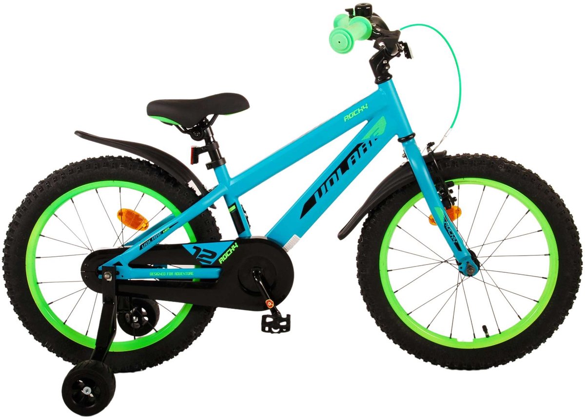 Volare Rocky Kinderfiets - Jongens - 18 inch - Groen