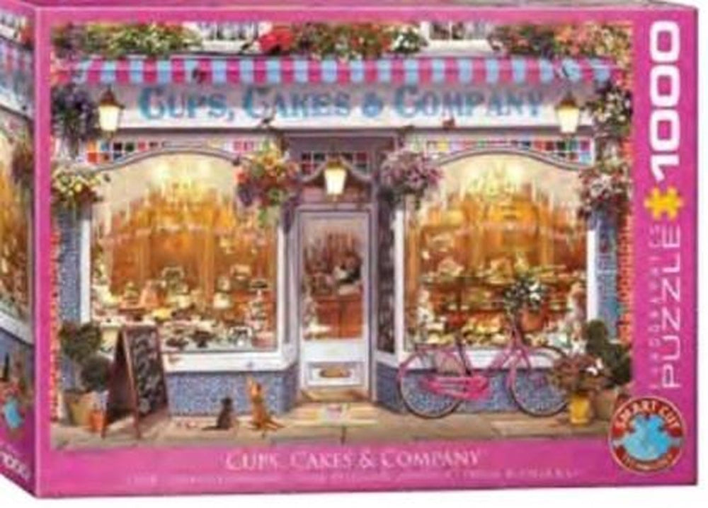 Eurographics - kopjes, taarten co. [cups, cakes company] - garry walton - 1000 stukjes 68×48cm (b×h) - legpuzzel
