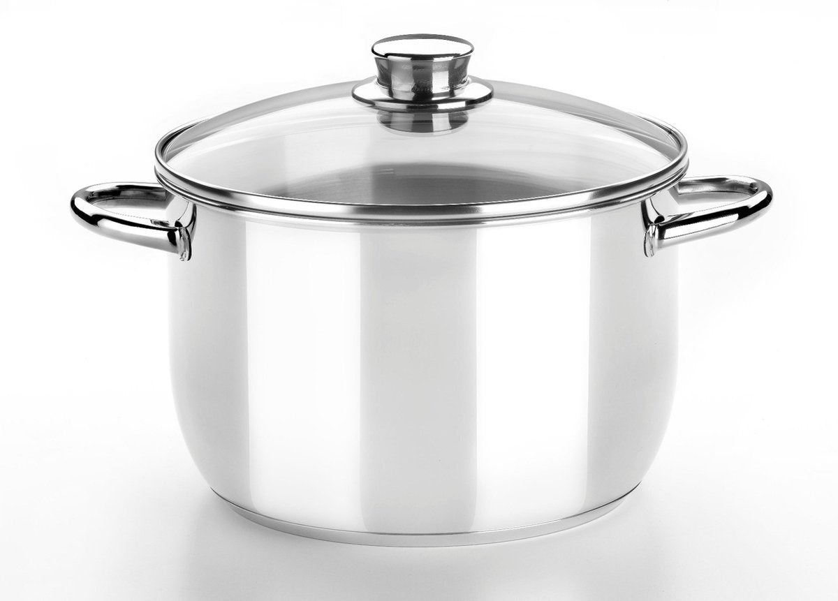 Monix m453122 steelpan 5 l rond roestvrijstaal