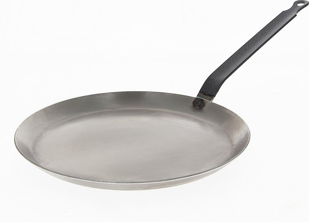 Debuyer de buyer crêpepan 30 cm – plaatstaal – pfas-vrij – pannenkoekenpan – inductie geschikt – made in france
