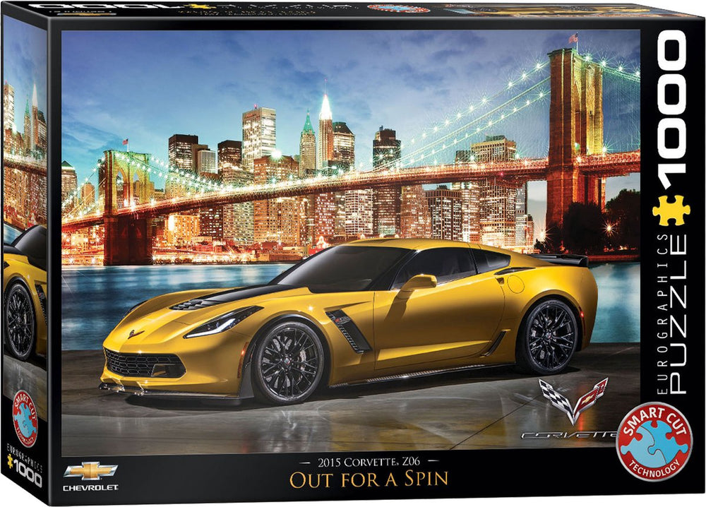 Eurographics - corvette z06 out for a spin - 1000 stukjes 68×48cm (b×h) - legpuzzel