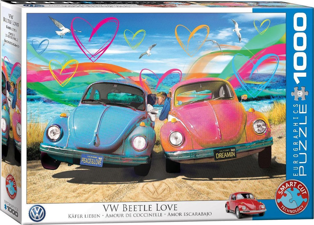 Eurographics volkswagen - beetle love - parker greenfield - 1000 stukjes 68×48cm (b×h) - legpuzzel