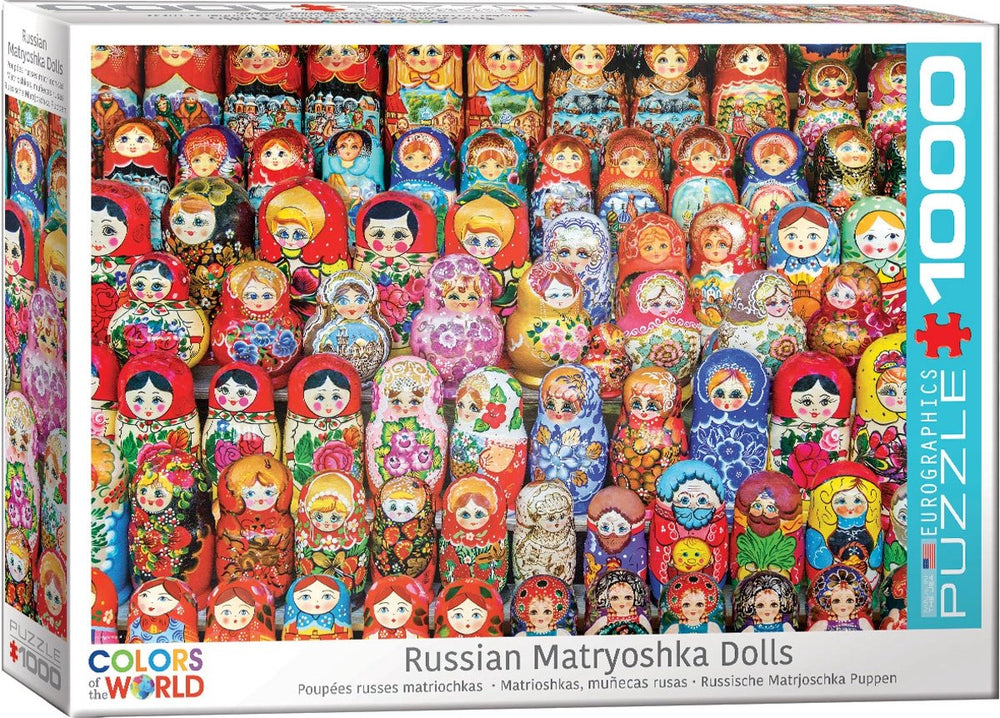 Eurographics - russische matroesjka-poppetjes [russian matryoshkas dolls] - 1000 stukjes 68×48cm (b×h) - legpuzzel