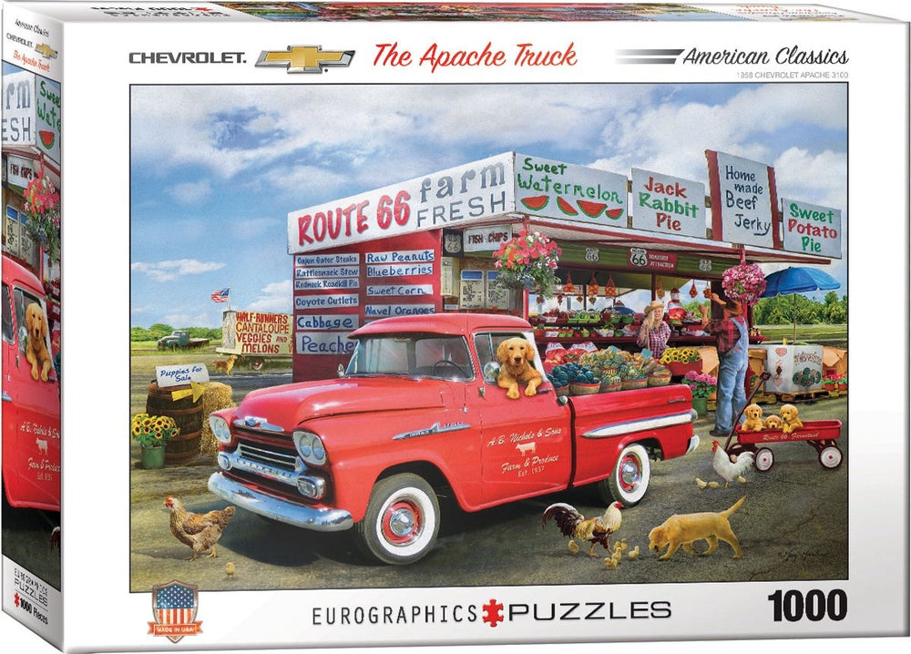 Eurographics legpuzzel 1959 chevrolet apache greg giordano 1000 stukjes.