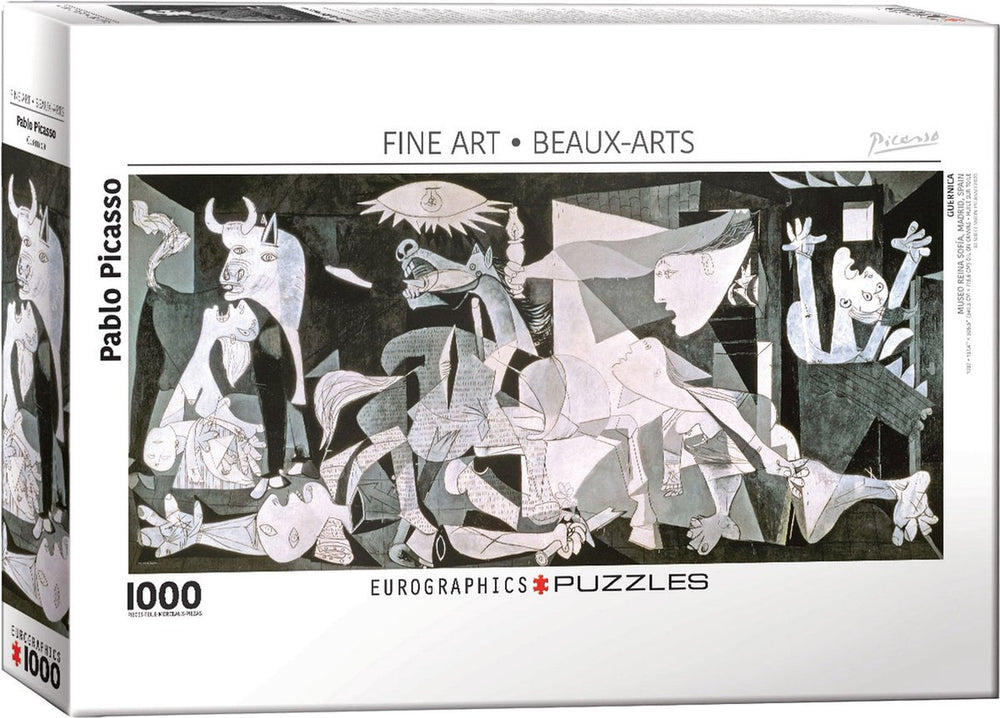 Eurographics - guernica - pablo picasso - 1000 stukjes 89,4×39,4cm (b×h) - legpuzzel