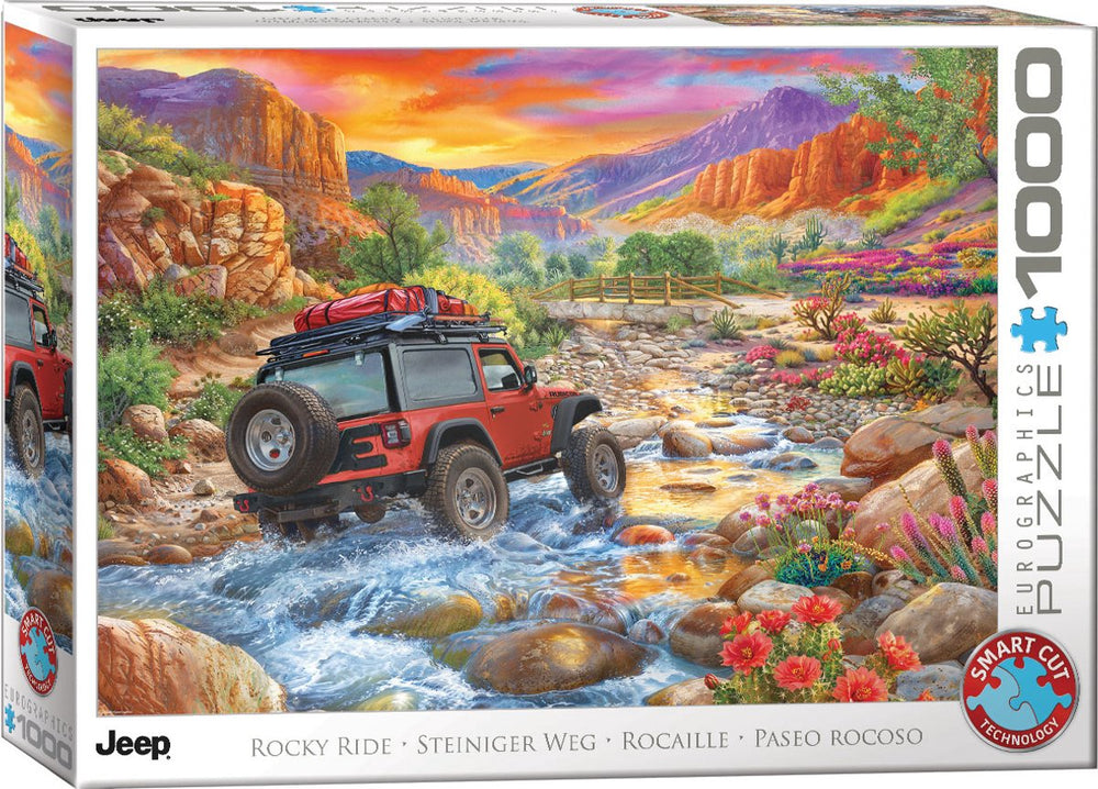 Eurographics - hobbelige rid [rocky ride] - bigelow illustrations - 1000 stukjes 68×48cm (b×h) - legpuzzel