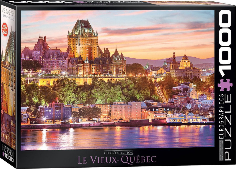 Eurographics - het oude quebec [le vieux quebec] - 1000 stukjes 68×48cm (b×h) - legpuzzel