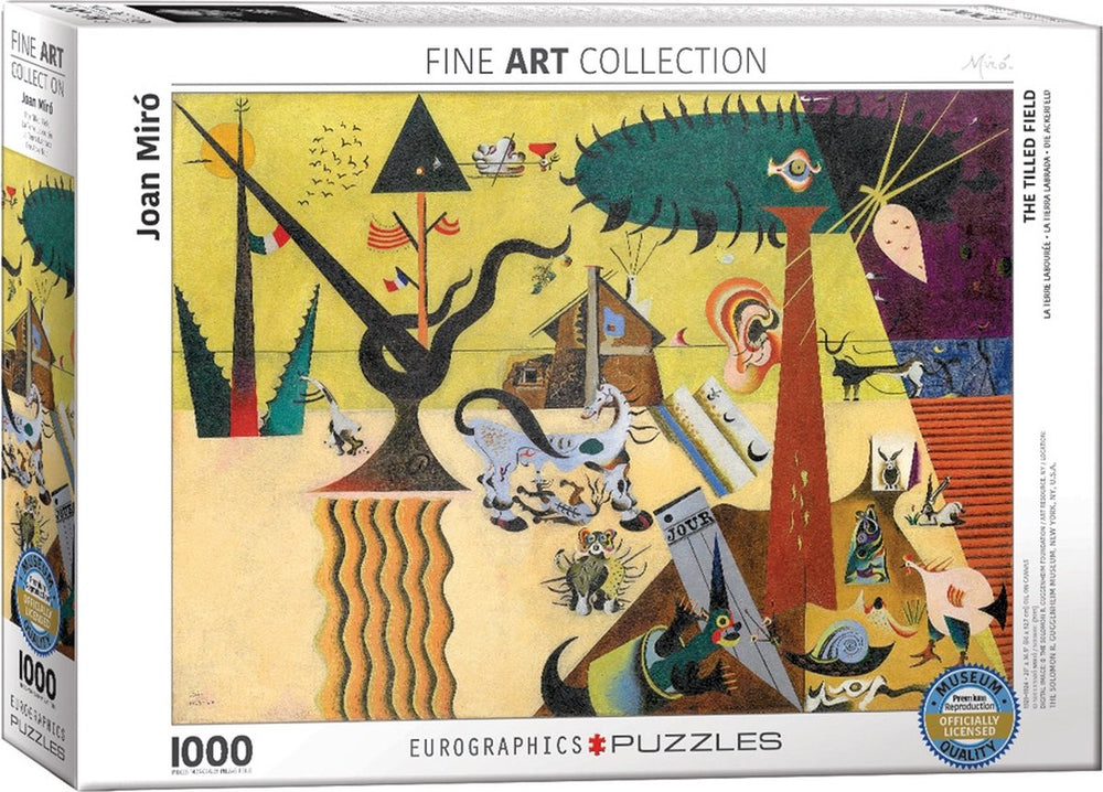 Eurographics - het carnaval van harlekijn [le carnaval d’arlequin] - joan miro - 1000 stukjes 68×48cm (b×h) - fine art legpuzzel