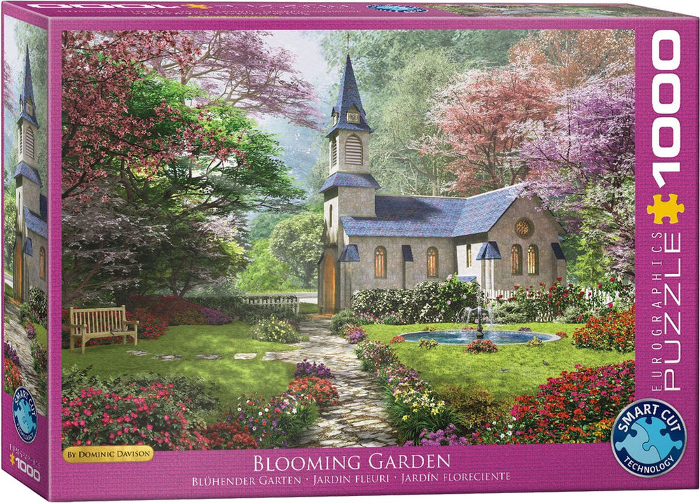 Eurographics - bloeiende tuin [blooming garden] - dominic davison - 1000 stukjes 68×48cm (b×h) - legpuzzel