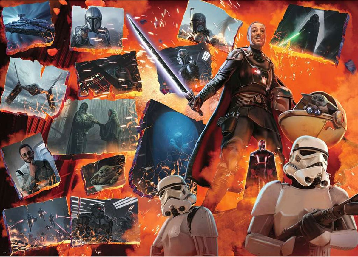 Ravensburger legpuzzel star wars gemene moff gideon, 1000st.