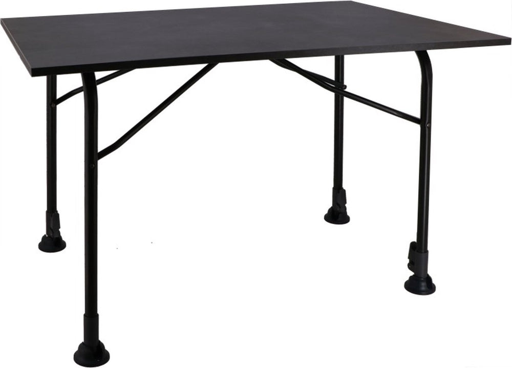 Travellife barletta tafel ultra 120 antraciet - exteriolit tafelblad - in hoogte verstelbaar - lichtgewicht en compact inklapbaar