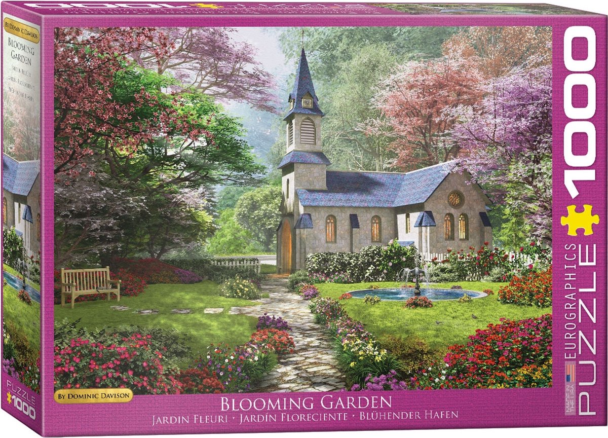 Eurographics - bloeiende tuin [blooming garden] - dominic davison - 1000 stukjes 68×48cm (b×h) - legpuzzel