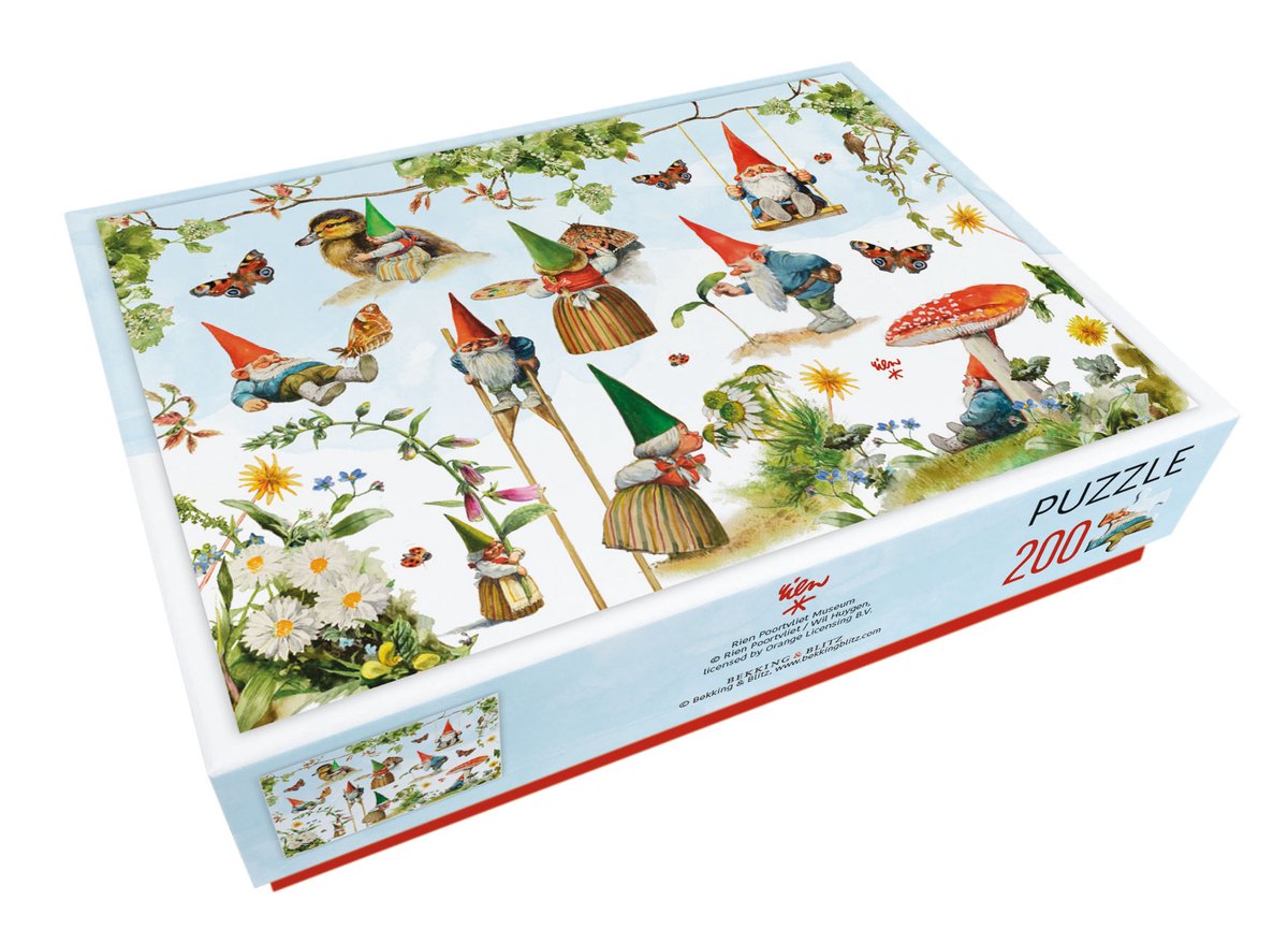 Puzzel (200 stukjes): kabouter, rien poortvliet