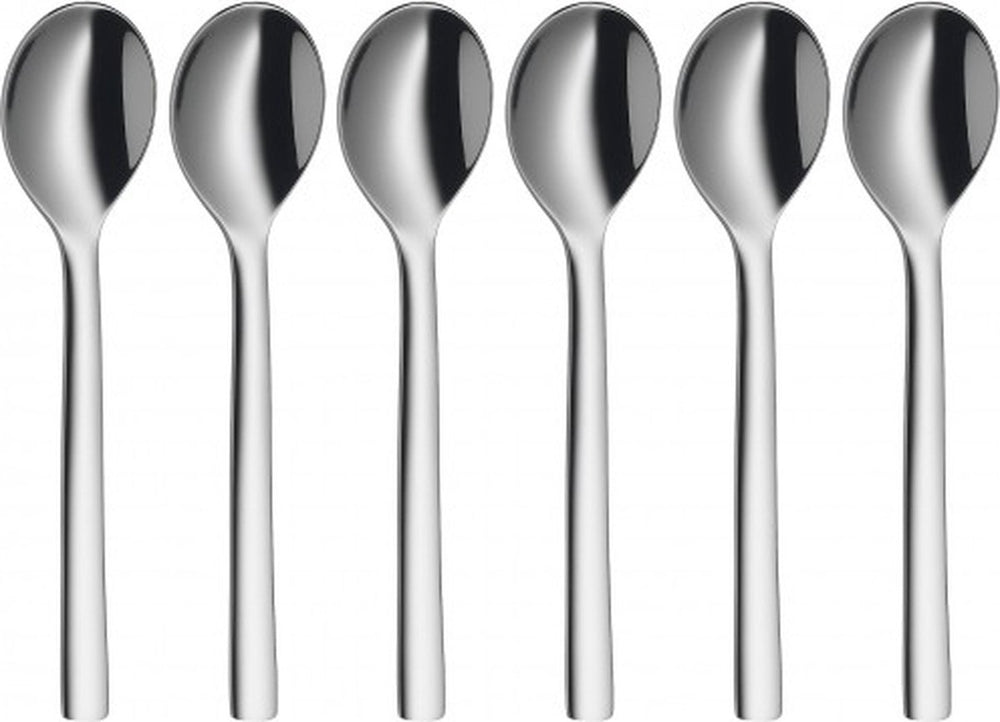 Wmf nuova - espresso koffielepels - 6-delig - rvs - 11 cm - vaatwasserbestendig