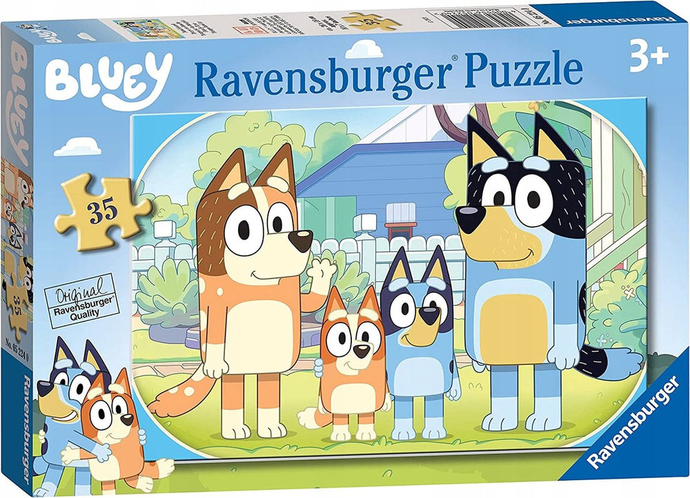 Ravensburger puzzel bluey 35 stukjes - leuk voor kinderen vanaf 3 jaar