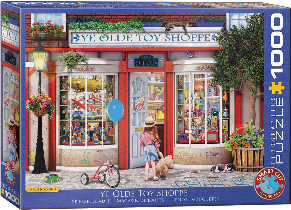 Eurographics - de olden speelgoedzaak (ye olde toy shoppe) - 1000 stukjes - legpuzzel