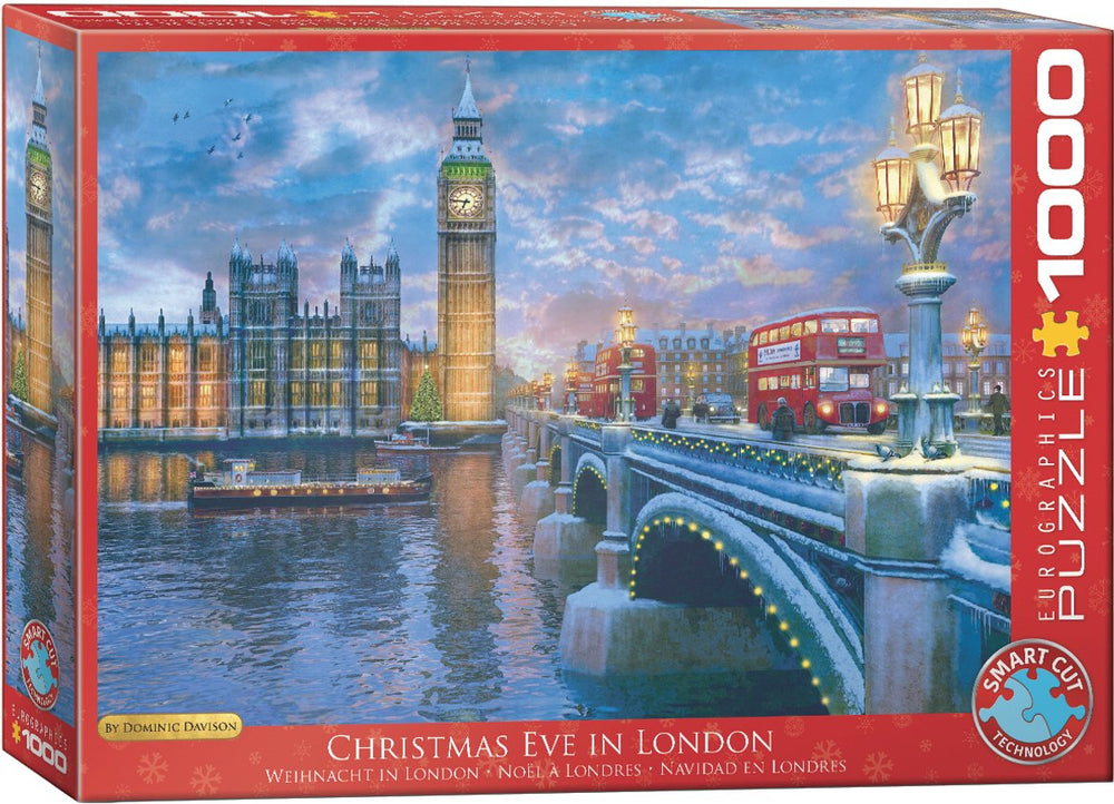 Eurographics - kerstavond in london [christmas eve in london] - dominic davison - 1000 stukjes 68×48cm (b×h) - legpuzzel