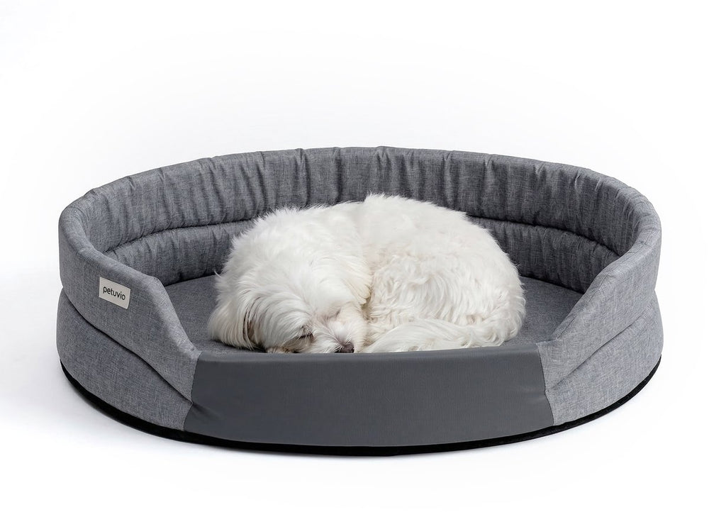 Peluvio arita – hondenmand waterafstotend - hondenbed vlekbestendig – maat s – antislip onderkant – licht reisvriendelijk – lage instap zonder randen – duurzaam schuim – geurarm makkelijk schoon te maken – comfort voor elke hond