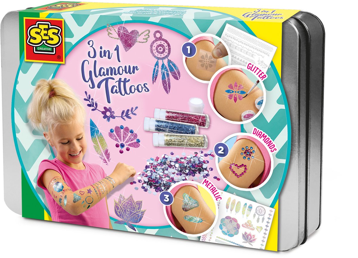 SES 3 in 1 Glamour-tatoeages
