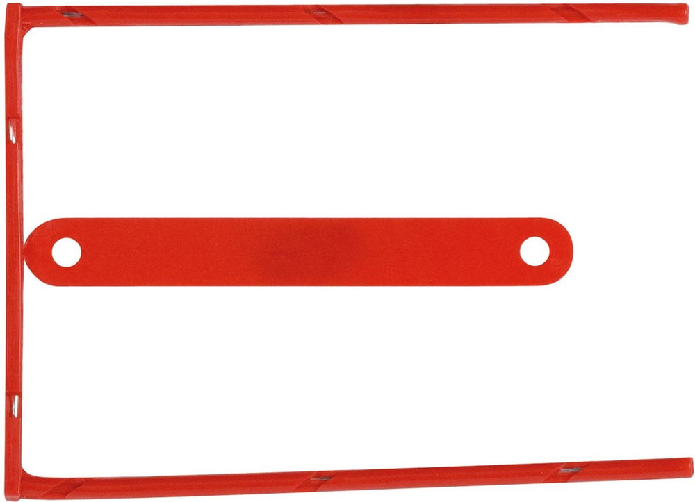 Q-connect archiefbinder d-clip | doos van 100 stuks | rood