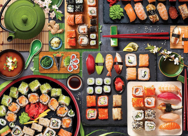 Eurographics - sushi-tafel [sushi table] - 1000 stukjes 68×48cm (b×h) - legpuzzel
