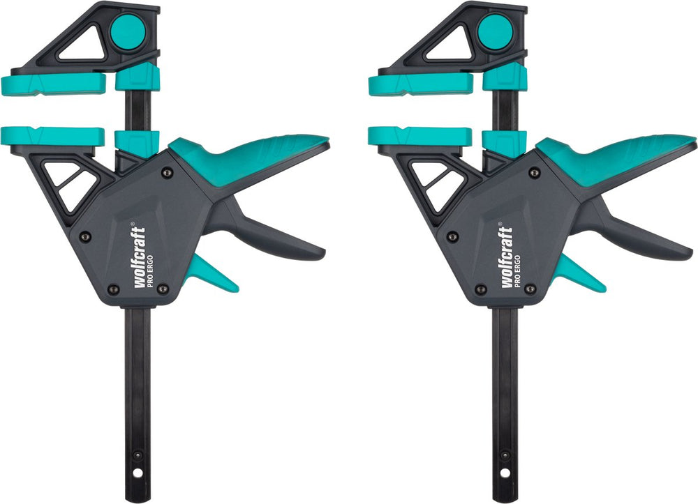 Wolfcraft - 2 lijmklemmen pro ergo, 150 mm - 8675060