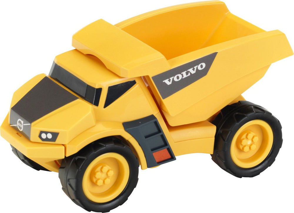 Klein toys volvo power kiepwagen - 22x11x12 cm - schaal 1:24 - geel zwart